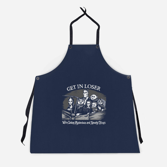 Mysterious And Spooky Things-unisex kitchen apron-kg07