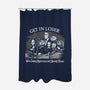 Mysterious And Spooky Things-none polyester shower curtain-kg07