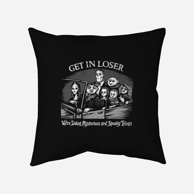 Mysterious And Spooky Things-none removable cover w insert throw pillow-kg07