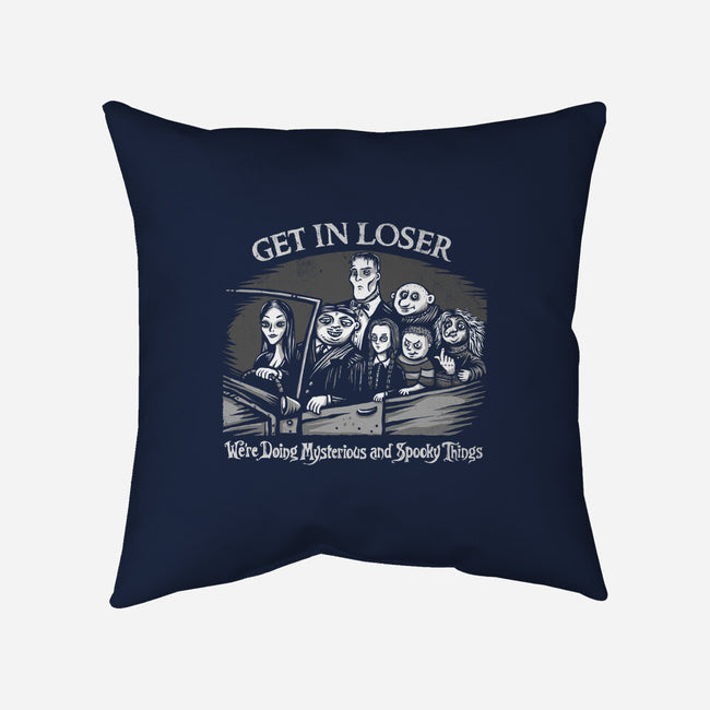 Mysterious And Spooky Things-none removable cover w insert throw pillow-kg07