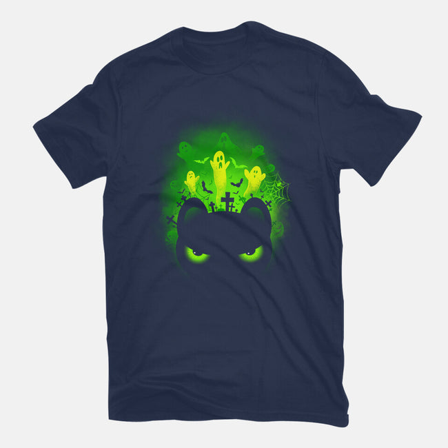 Spooky Eyes-youth basic tee-erion_designs