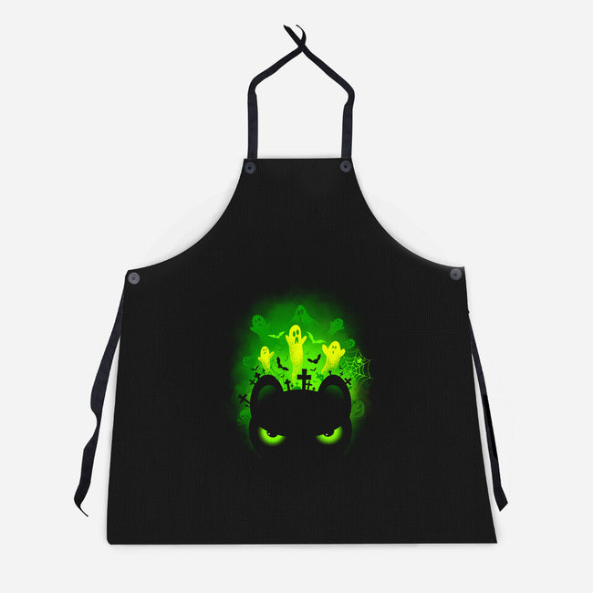 Spooky Eyes-unisex kitchen apron-erion_designs