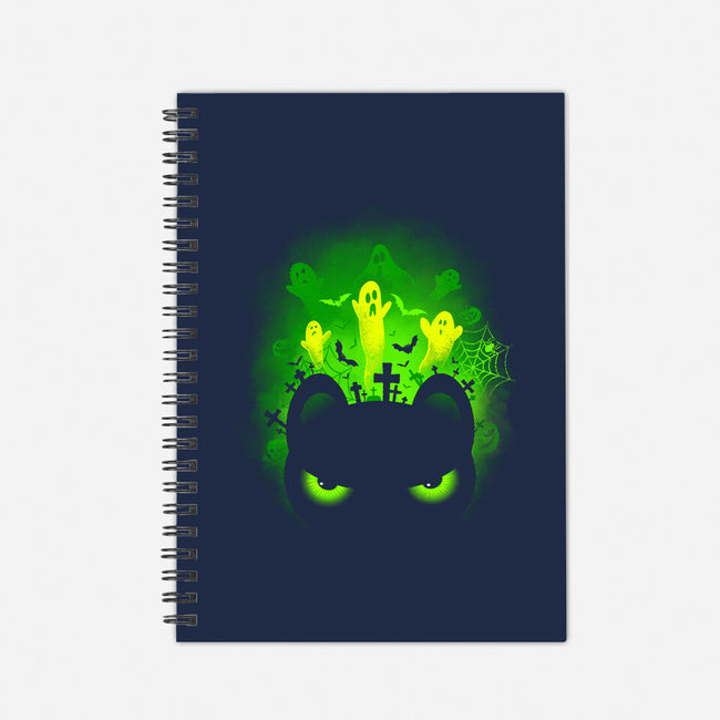 Spooky Eyes-none dot grid notebook-erion_designs