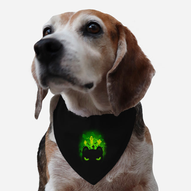 Spooky Eyes-dog adjustable pet collar-erion_designs
