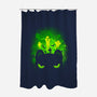 Spooky Eyes-none polyester shower curtain-erion_designs