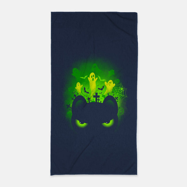 Spooky Eyes-none beach towel-erion_designs