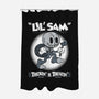 Lil Sam-none polyester shower curtain-Nemons