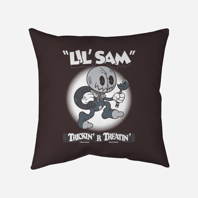 Lil Sam-none removable cover w insert throw pillow-Nemons