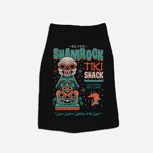 Silver Shamrock Tiki Shack-cat basic pet tank-Nemons