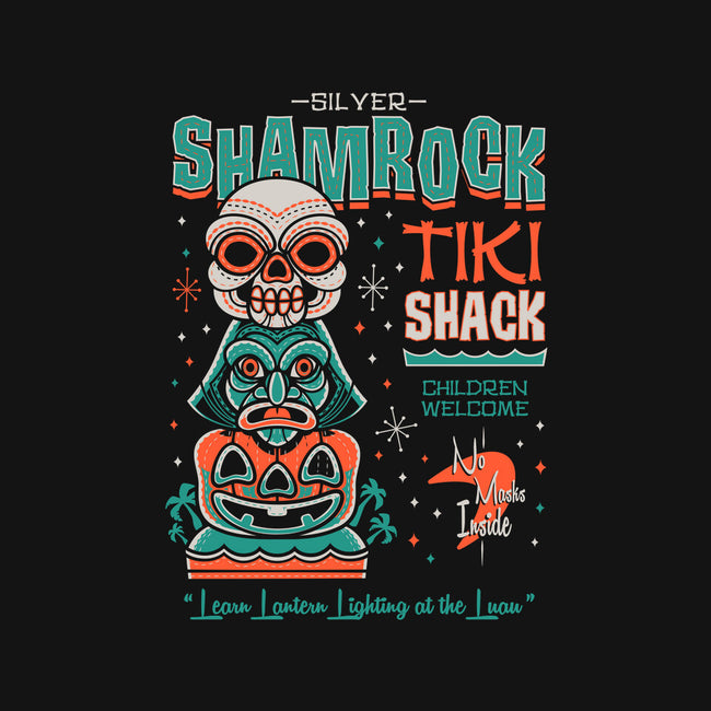 Silver Shamrock Tiki Shack-none drawstring bag-Nemons
