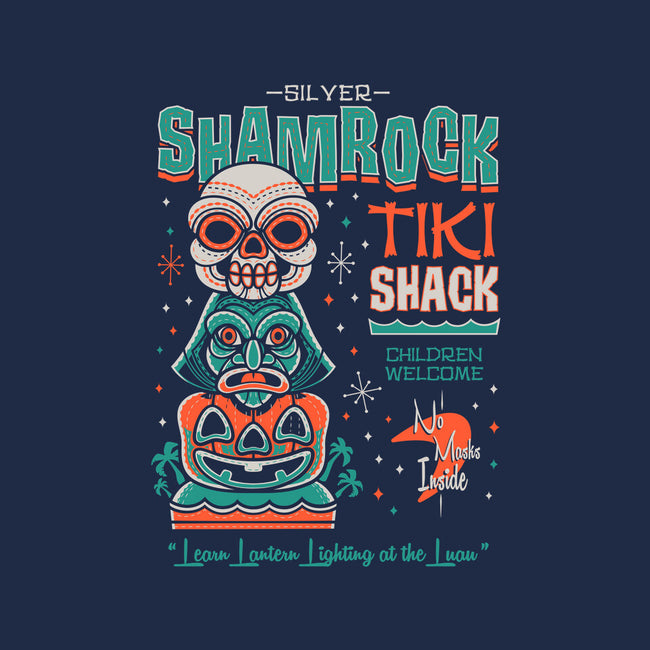 Silver Shamrock Tiki Shack-womens fitted tee-Nemons