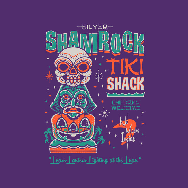 Silver Shamrock Tiki Shack-womens basic tee-Nemons