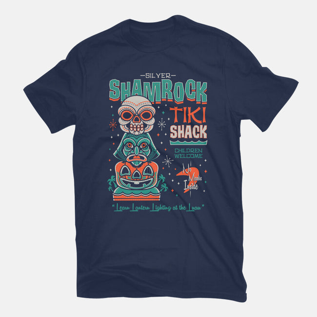 Silver Shamrock Tiki Shack-womens fitted tee-Nemons