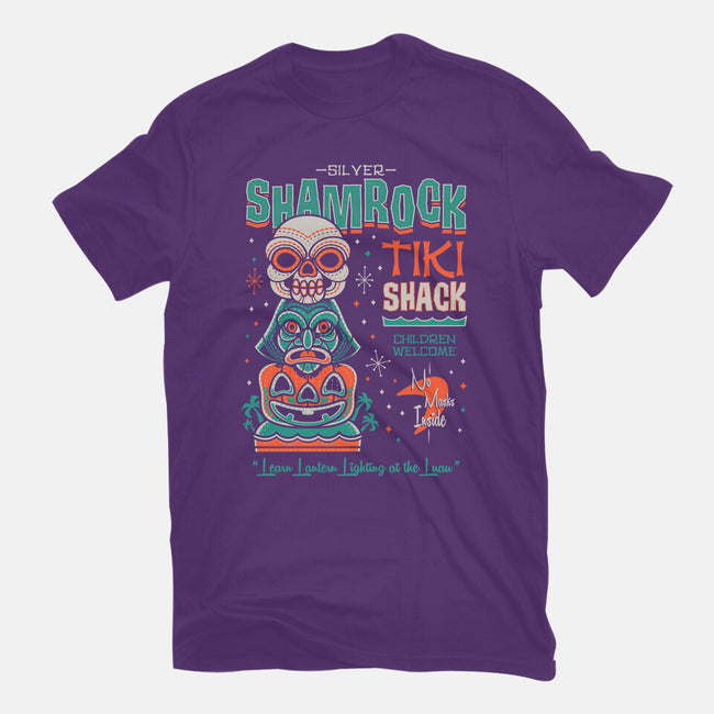 Silver Shamrock Tiki Shack-womens fitted tee-Nemons