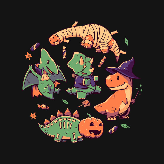 Halloween Dinos-baby basic tee-koalastudio