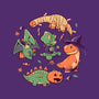 Halloween Dinos-none drawstring bag-koalastudio