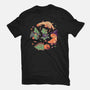Halloween Dinos-womens basic tee-koalastudio