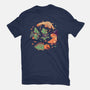 Halloween Dinos-womens basic tee-koalastudio