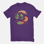 Halloween Dinos-womens basic tee-koalastudio