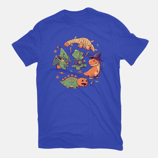 Halloween Dinos-womens basic tee-koalastudio