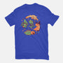 Halloween Dinos-womens basic tee-koalastudio