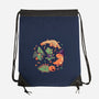 Halloween Dinos-none drawstring bag-koalastudio