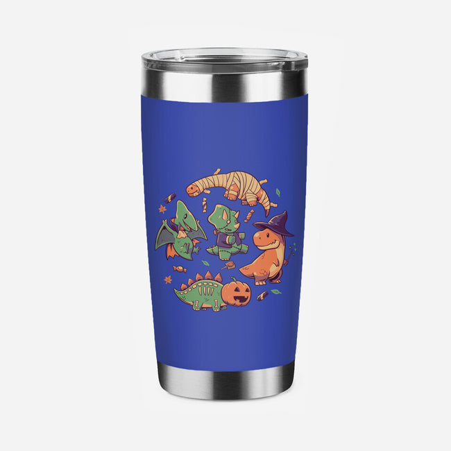 Halloween Dinos-none stainless steel tumbler drinkware-koalastudio