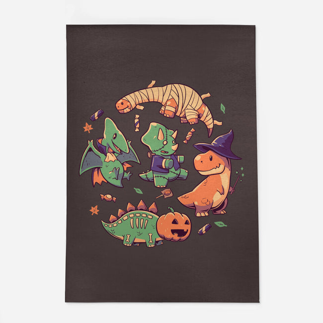 Halloween Dinos-none indoor rug-koalastudio