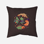 Halloween Dinos-none removable cover throw pillow-koalastudio