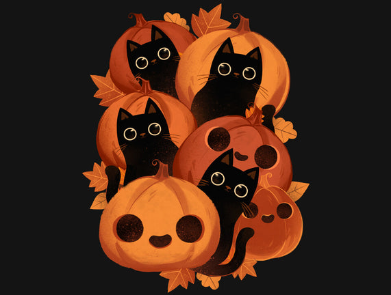 Pumpkins And Black Cats