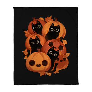 Pumpkins And Black Cats