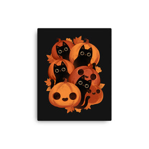 Pumpkins And Black Cats