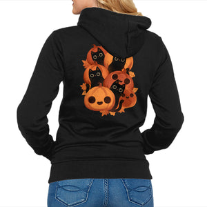 Pumpkins And Black Cats