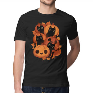 Pumpkins And Black Cats