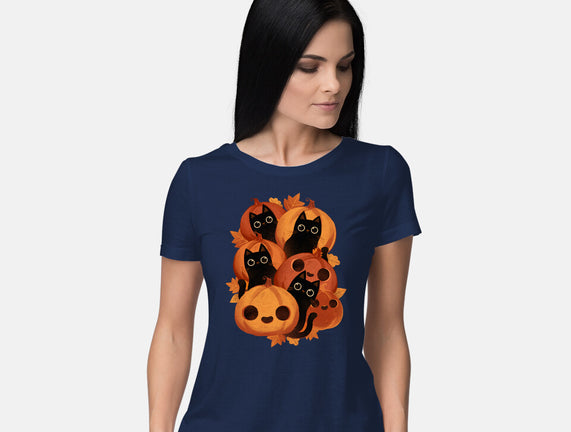 Pumpkins And Black Cats