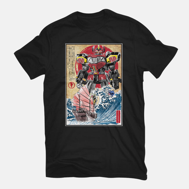 Megazord In Japan-womens basic tee-DrMonekers