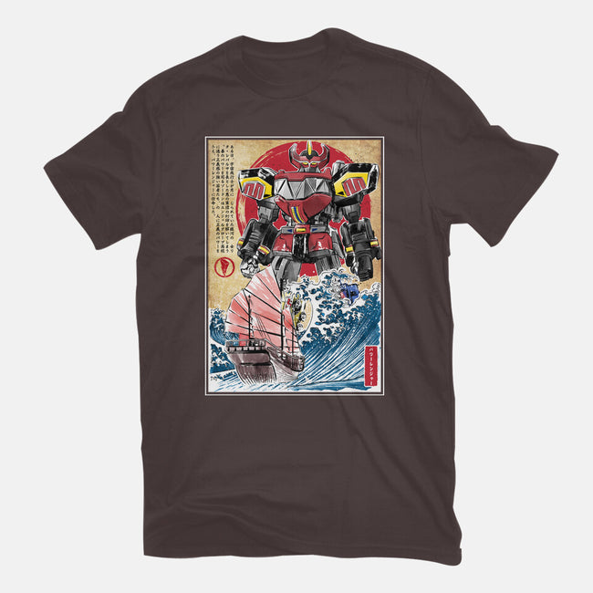 Megazord In Japan-womens basic tee-DrMonekers