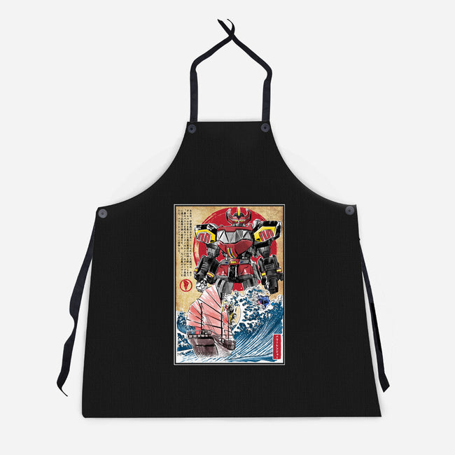 Megazord In Japan-unisex kitchen apron-DrMonekers