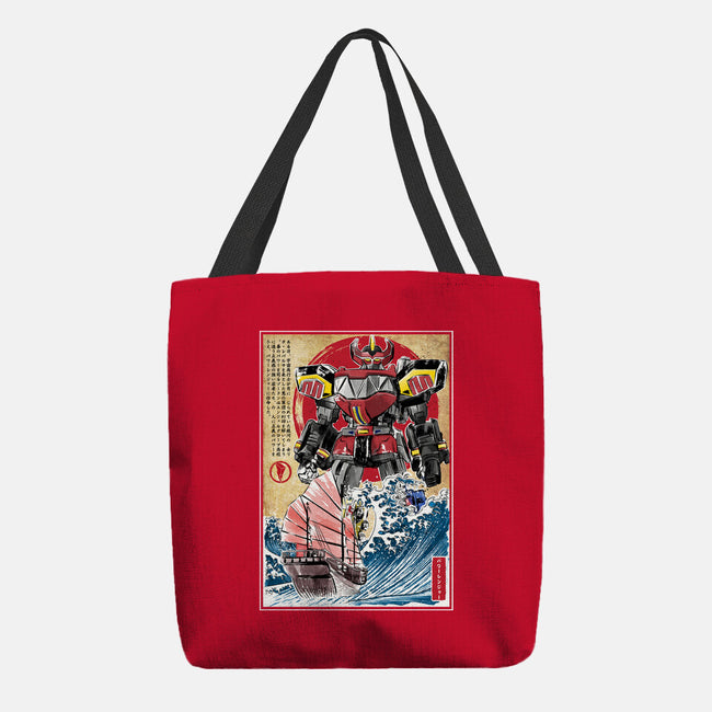 Megazord In Japan-none basic tote bag-DrMonekers