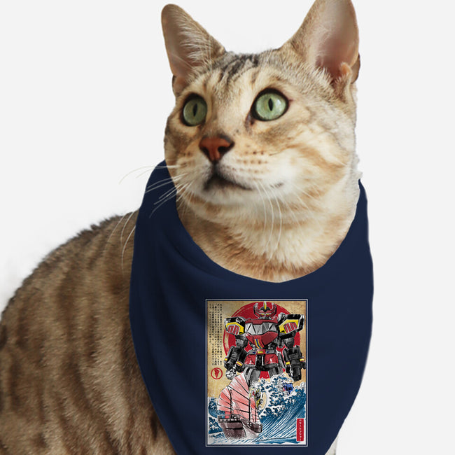 Megazord In Japan-cat bandana pet collar-DrMonekers