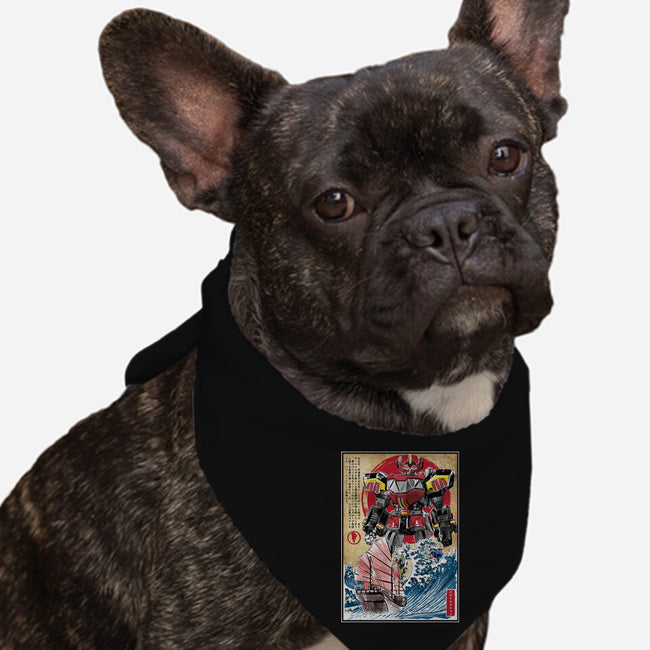 Megazord In Japan-dog bandana pet collar-DrMonekers