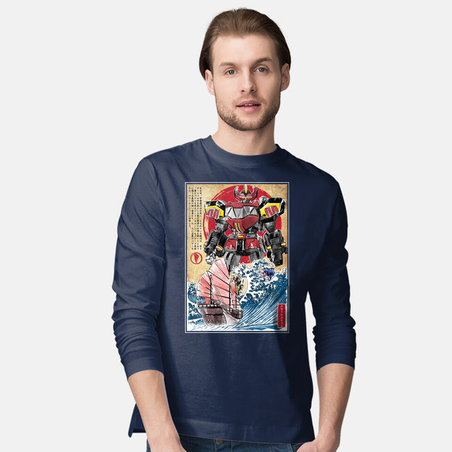 Megazord In Japan-mens long sleeved tee-DrMonekers