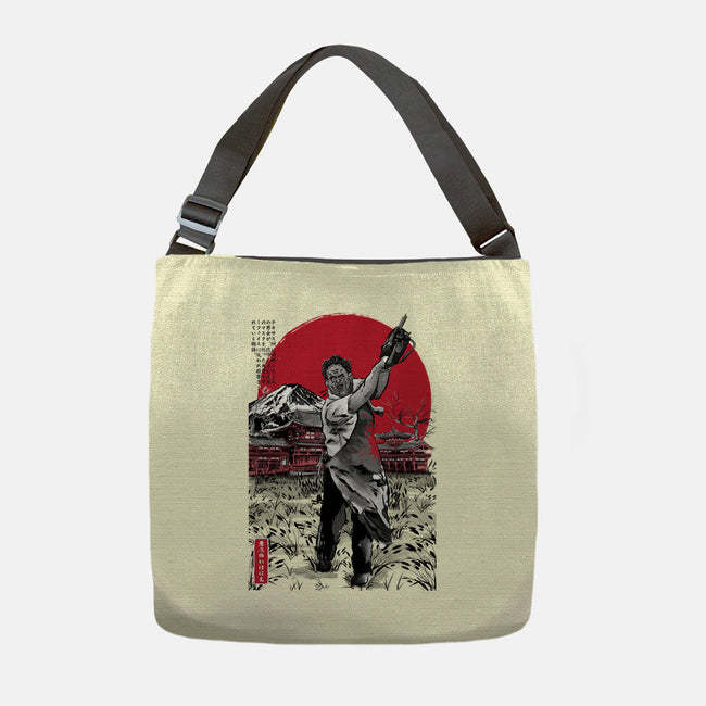 Leatherface In Japan V2-none adjustable tote bag-DrMonekers