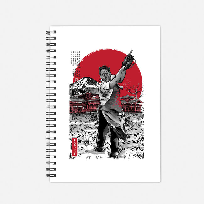 Leatherface In Japan V2-none dot grid notebook-DrMonekers