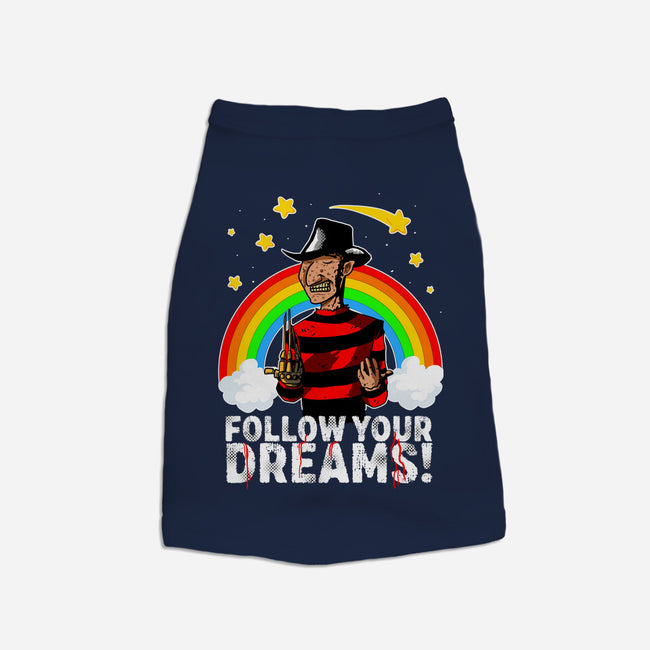 Follow All Your Dreams-dog basic pet tank-Diego Oliver