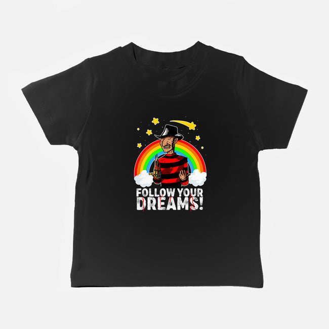 Follow All Your Dreams-baby basic tee-Diego Oliver