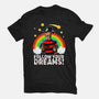 Follow All Your Dreams-womens fitted tee-Diego Oliver