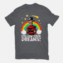 Follow All Your Dreams-womens fitted tee-Diego Oliver