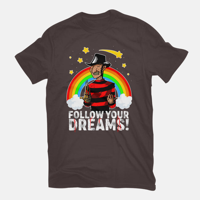 Follow All Your Dreams-womens basic tee-Diego Oliver