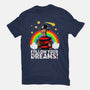 Follow All Your Dreams-womens fitted tee-Diego Oliver